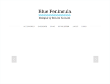 Tablet Screenshot of bluepeninsulaknits.com